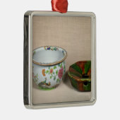 Twee kamerpotten metalen ornament (Rechts)