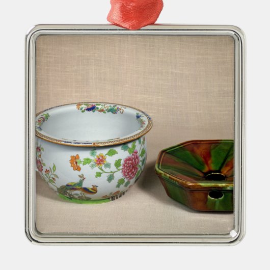 Twee kamerpotten metalen ornament (Voorkant)