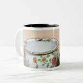 Twee kamerpotten tweekleurige koffiemok (Voorkant links)