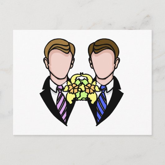 Twee kamers briefkaart (Voorkant)