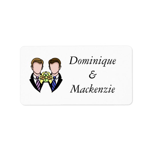 Twee kamers etiket (Voorkant)