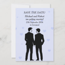 Twee kamers Flat Save The Date Kaart