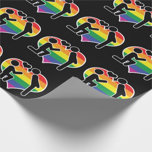 Twee kamers het voorstel cadeaupapier (Hoek)