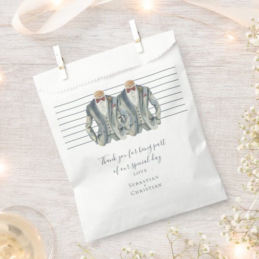Twee kamers in suites gepersonaliseerde homohuweli bedankzakje (Geknipt)