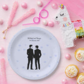 Twee kamers papieren bordje (Feest)