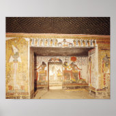 Twee kamers van de Tomb van Nefertari Poster (Voorkant)