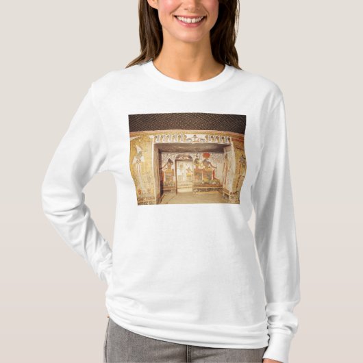 Twee kamers van de Tomb van Nefertari T-shirt (Voorkant)