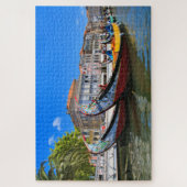 Twee kanaalboten, Aveiro, Portugal Legpuzzel (Verticaal)