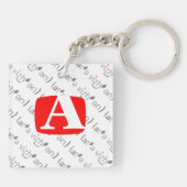 Twee kanten aan elke sleutel... sleutelhanger (Achterkant)