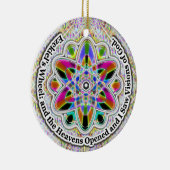 Twee kanten - Ezechiëls wiel: visioenen van God Keramisch Ornament (Rechts)