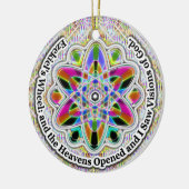 Twee kanten - Ezechiëls wiel: visioenen van God Keramisch Ornament (Links)