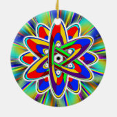 Twee kanten - Ezechiëls wiel: visioenen van God Keramisch Ornament (Achterkant)