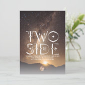 Twee kanten feestdagenkaart (Staand voorkant)