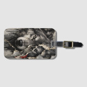 Twee Kanten van Dezelfde Wolf Bagagelabel (Voorkant (horizontaal))