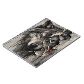 Twee Kanten van Dezelfde Wolf Notitieboek (Linkerzijde)