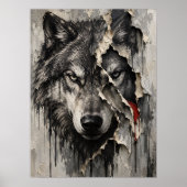 Twee Kanten van Dezelfde Wolf Poster (Voorkant)