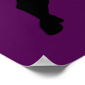 Twee karaatstrijders met stijgende zon poster (Hoek)