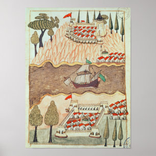 Twee kastelen in het Zwarte Zee Poster