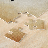 Twee kat Silhouette Legpuzzel (Zijkant)