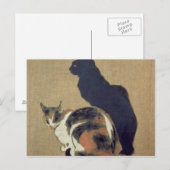 Twee Katten, 1894 Briefkaart (Voorkant / Achterkant)