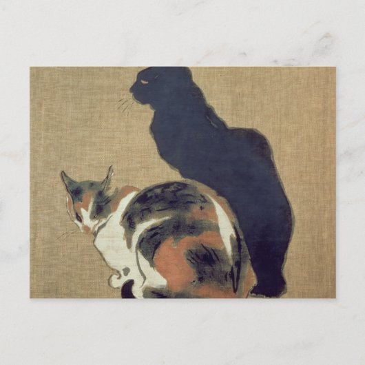 Twee Katten, 1894 Briefkaart (Voorkant)