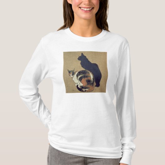 Twee katten, 1894 t-shirt (Voorkant)