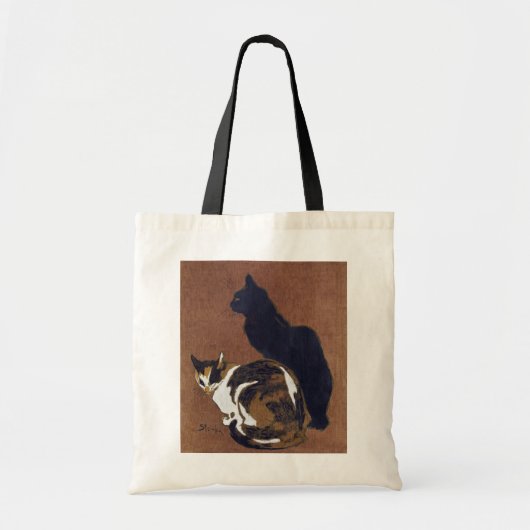 Twee katten, Alexandre Steinlen Tote Bag (Voorkant)
