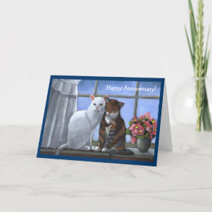 TWEE KATTEN: Annniversary: HET ART. VAN DE Kaart