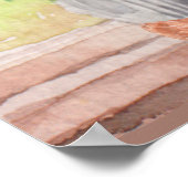 Twee Katten bij het Venster Schilderachtig Serene  Poster (Hoek)