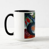 Twee katten, blauw en geel (1912) - Franz Marc Mok (Links)