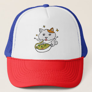 Twee katten die Spaghetti Vincent Van Gogh St. Trucker Pet