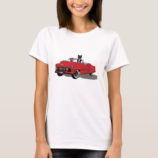 Twee katten die zich aansluiten t-shirt (Voorkant)