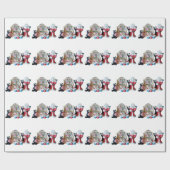 Twee katten, drie muizen en de Kerstman Cadeaupapier (Vlak)