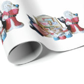 Twee katten, drie muizen en de Kerstman Cadeaupapier (Rol Hoek)