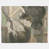 Twee katten in de deken van de bibliotheek (Voorkant (Horizontaal))