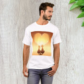 Twee katten in de liefde Mannen T-shirt