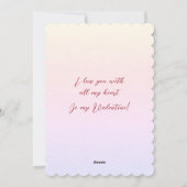 Twee katten in een hart vrouw Valentijnsdag Feestdagenkaart (Achterkant)