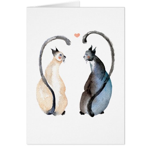 Twee katten in liefde (Voorkant)
