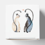 Twee katten in liefde bedankdoosjes (Bovenkant)