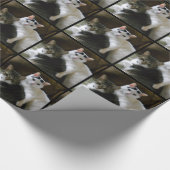 Twee katten in liefde cadeaupapier (Hoek)
