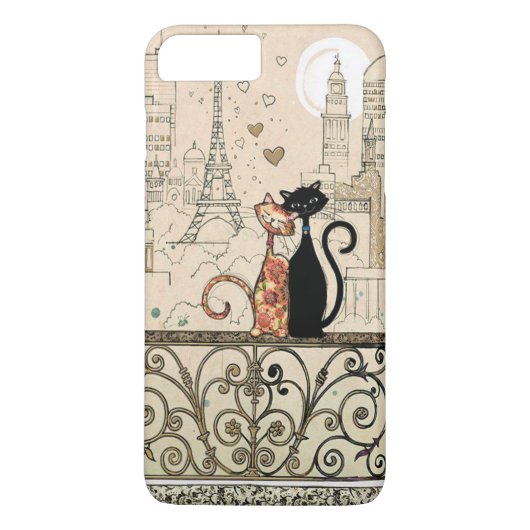 Twee katten in liefde Case-Mate iPhone case (Achterkant)
