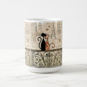 Twee katten in liefde koffiemok (Center)