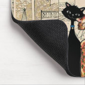 Twee katten in liefde muismat (Hoek)