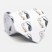 Twee katten in liefde stropdas (Opgerold)