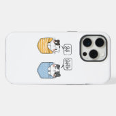 twee katten iPhone hoesje (Achterkant horizontaal)