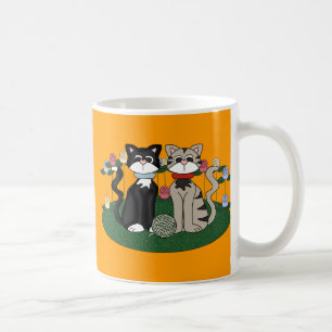 Twee Katten Koffiemok