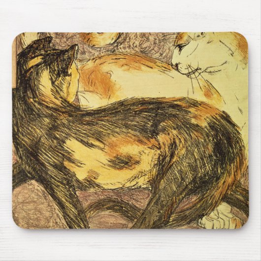 Twee katten muismat (Voorkant)