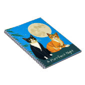Twee katten onder de volle maan notitieboek (Rechterzijde)