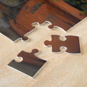 Twee katten op treden legpuzzel (Zijkant)
