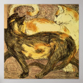 Twee katten poster (Voorkant)